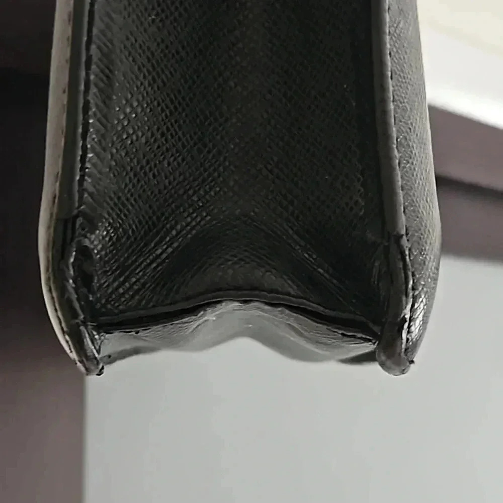 Louis Vuitton Porte Document Black Taiga Leather Briefcase - Picture 7 of 9